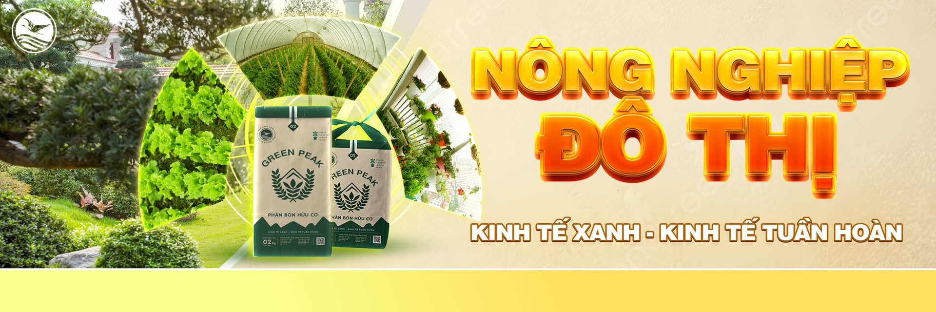 Banner giới thiệu sản phẩm Green Peak